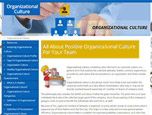 Tablet Screenshot of organizationalculture101.com